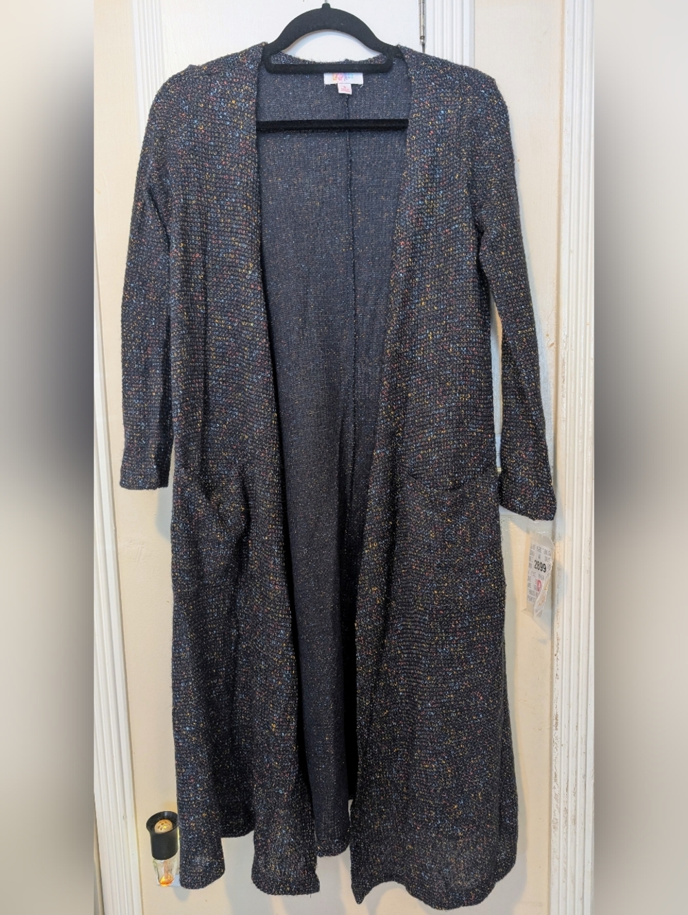 LuLaRoe Spring Sarah Cardigan - Size S - NWT - Lightweight Confetti Mermaid Knit